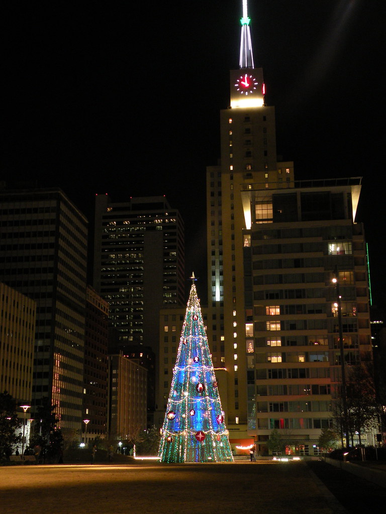 Downtown Dallas Christmas Tree Daniel Jeffries Flickr