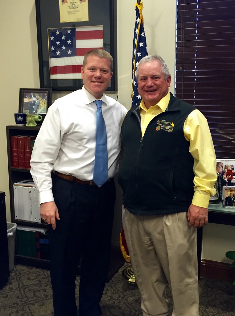 Dewey County Commissioner Jr Salisbury visited with Rep. M… Flickr