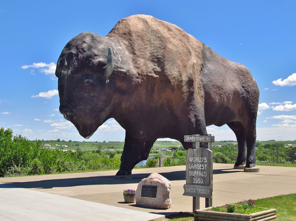 Jamestown, North Dakota World's Largest Buffalo Frontier… Flickr