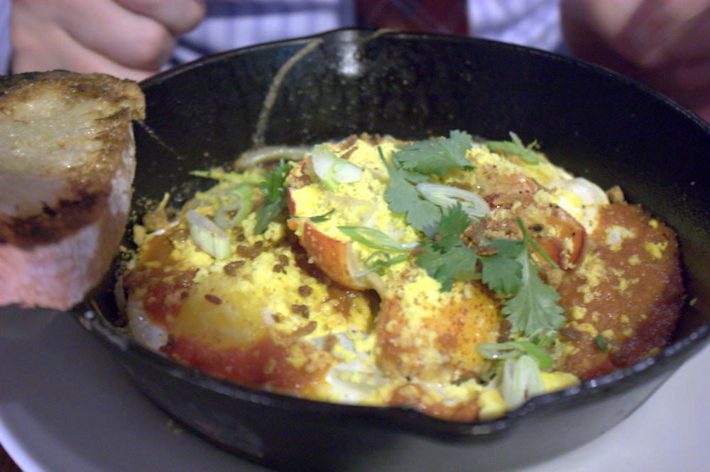 wong lobster egg foo young, leeks, salted duck egg yolk, d… Flickr