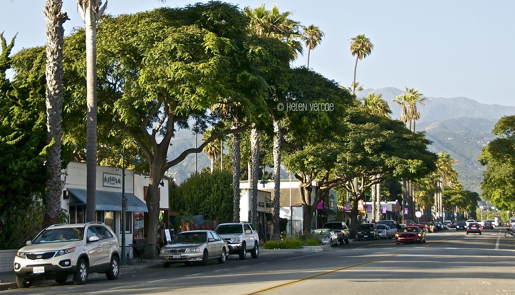 Linden Avenue, Carpinteria, CA Helen Vercoe Flickr