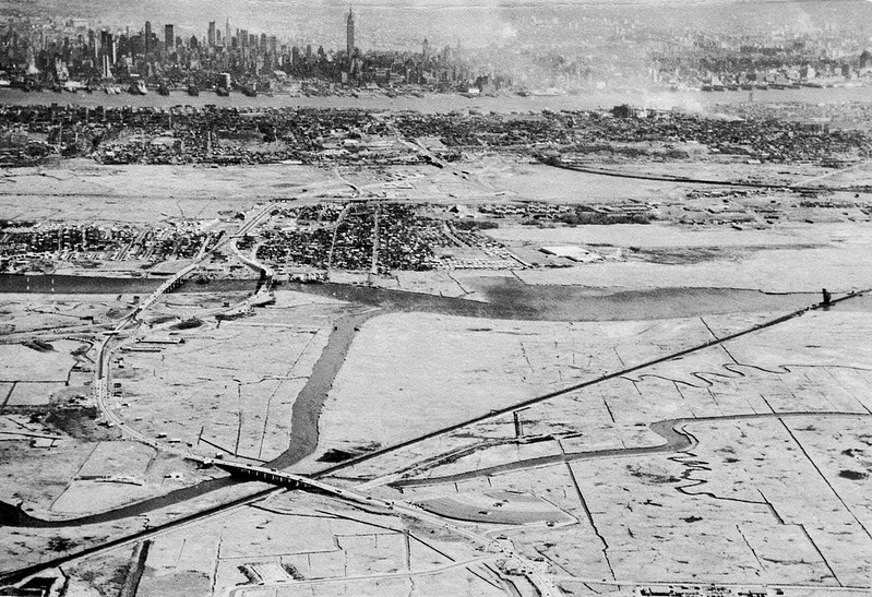 Fluidr / Aerial view of the Meadowlands (aka big swamps) in New Jersey