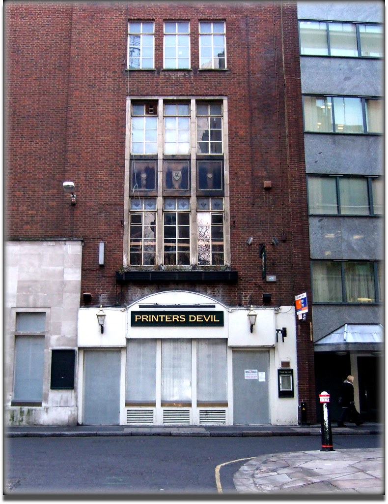 Printers Devil in Holborn Another one bites the dust. Flickr