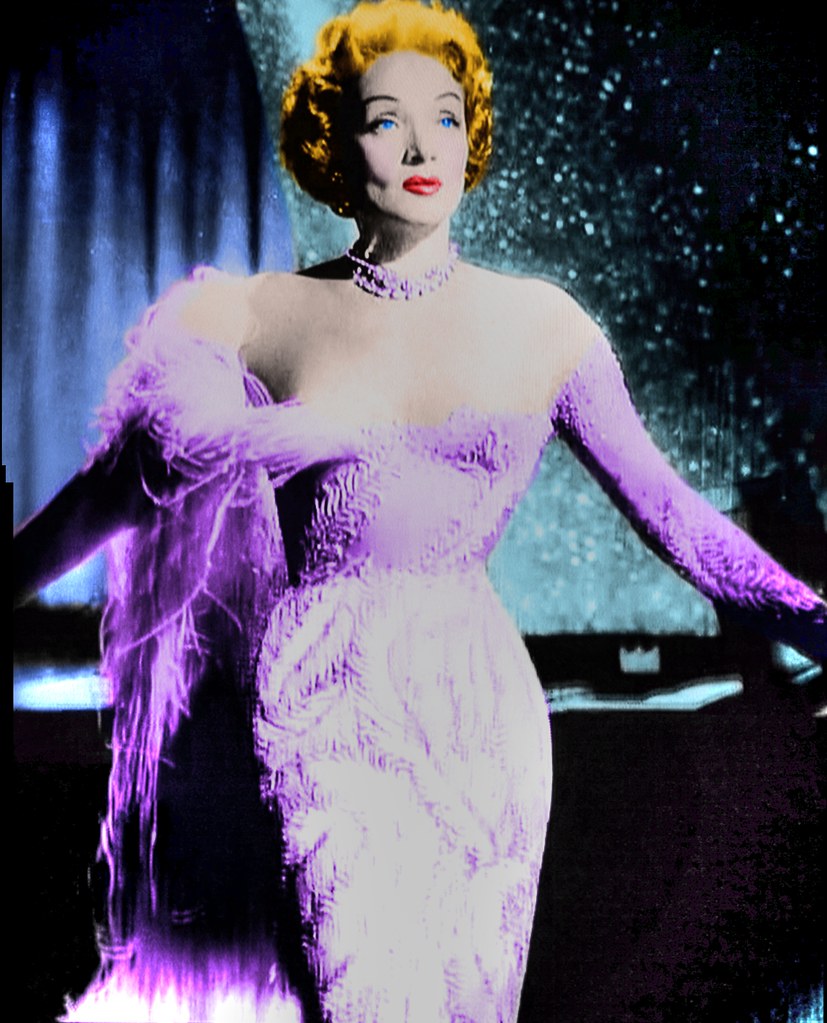 Movie Star Marlene Detrich is Statuesque TV shot from a do… Flickr