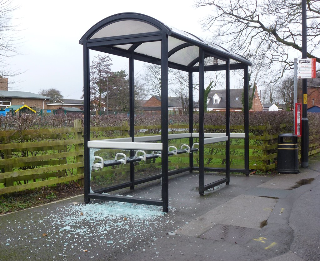 WHY WHY WHY.................? Lead Lane Bus Stop A61 Ripon… Flickr