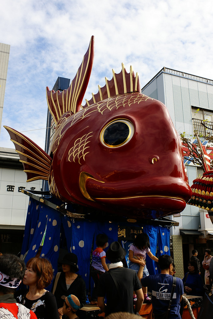 唐津曳山 唐津くんち 五番曳山 鯛 魚屋町：弘化2年（1845） ChunChih FAN Flickr