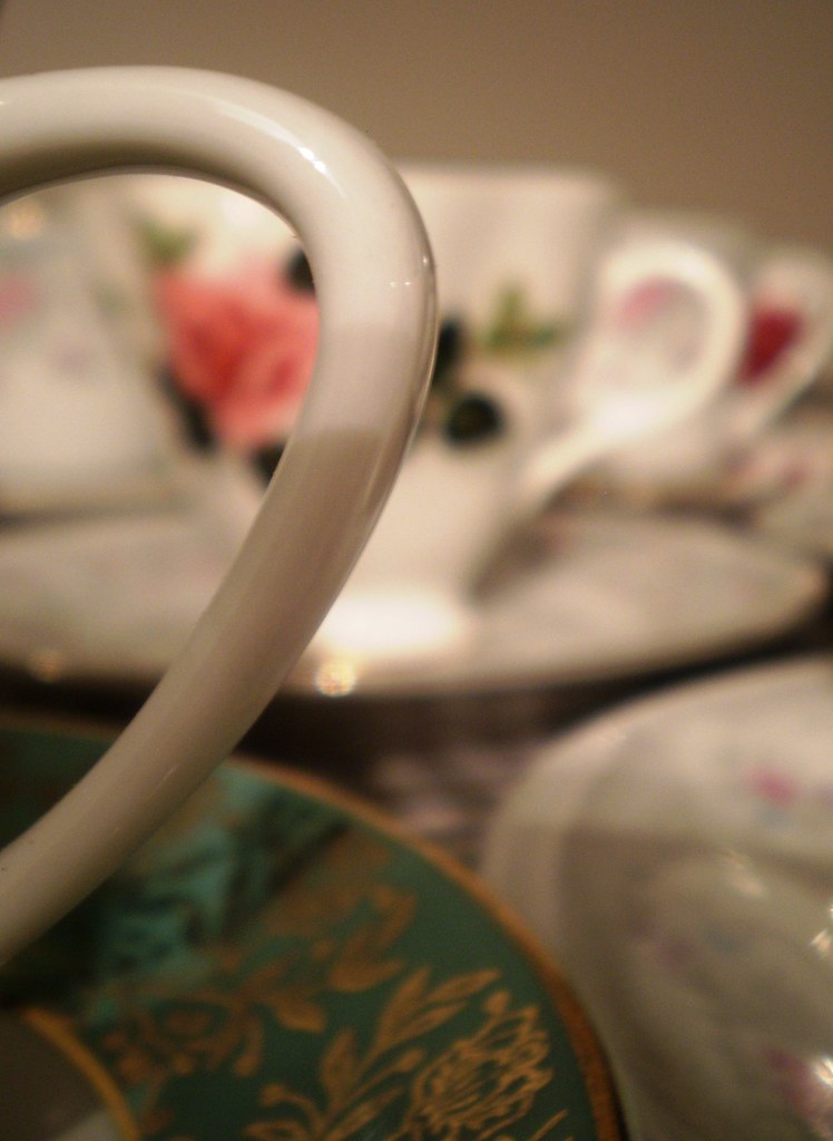 vintage teacup handle and saucer Teacups and saucers which… Flickr