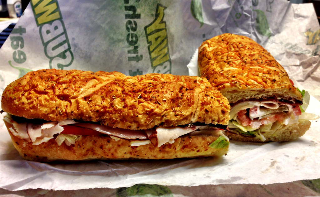 172/365 Subway Club on Italian Herbs and Cheese Bread