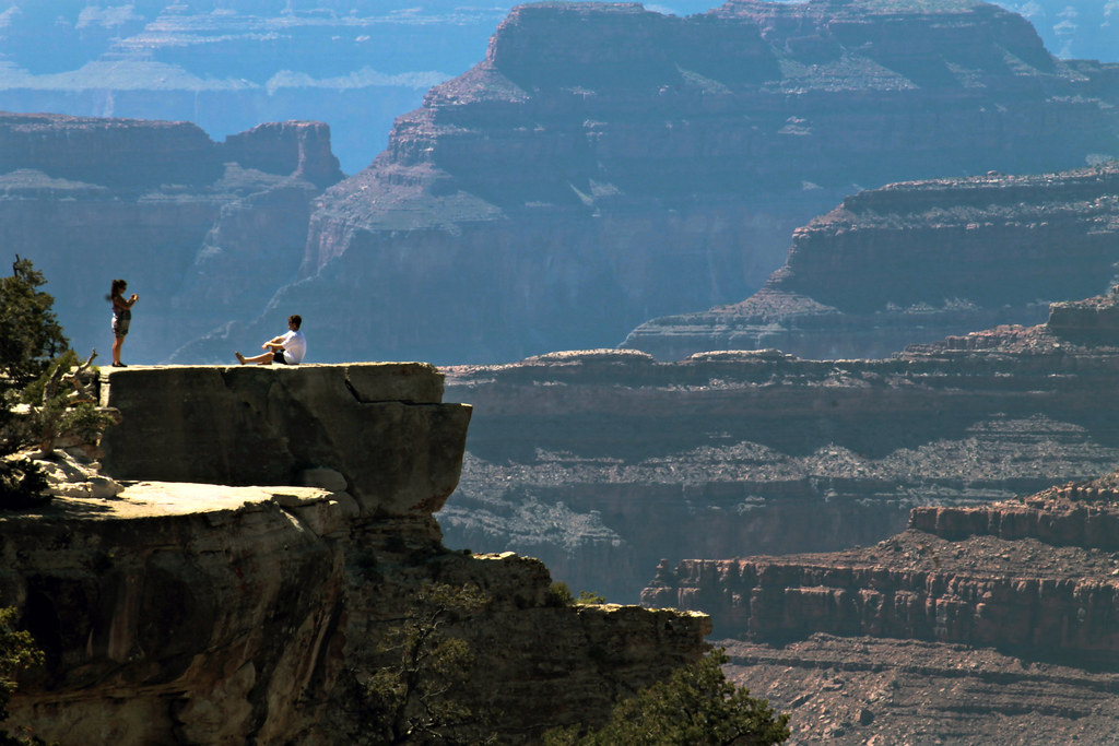 On the cliff... At the Grand Canyon National Park, South R… Flickr