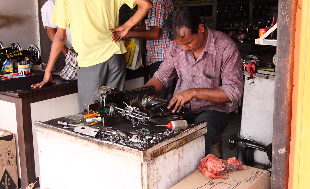 2118 Sewing Machine Repair Shop, Jaipur, Rajasthan, India Flickr