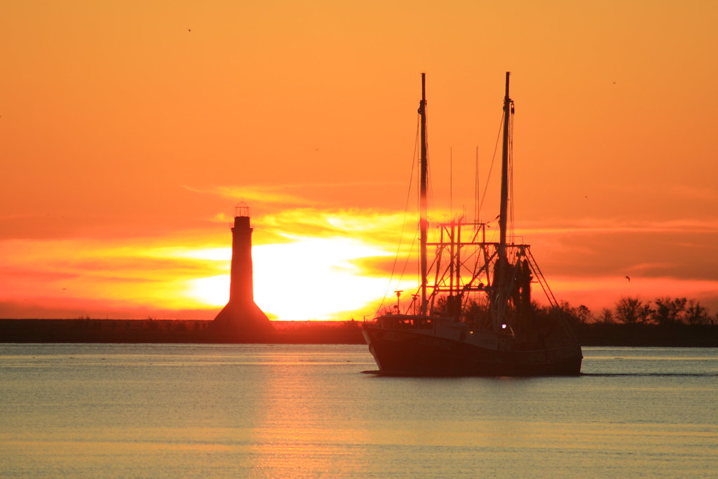 Sabine Pass, Louisiana, USA Sonnenaufgang Sonnenuntergang Zeiten