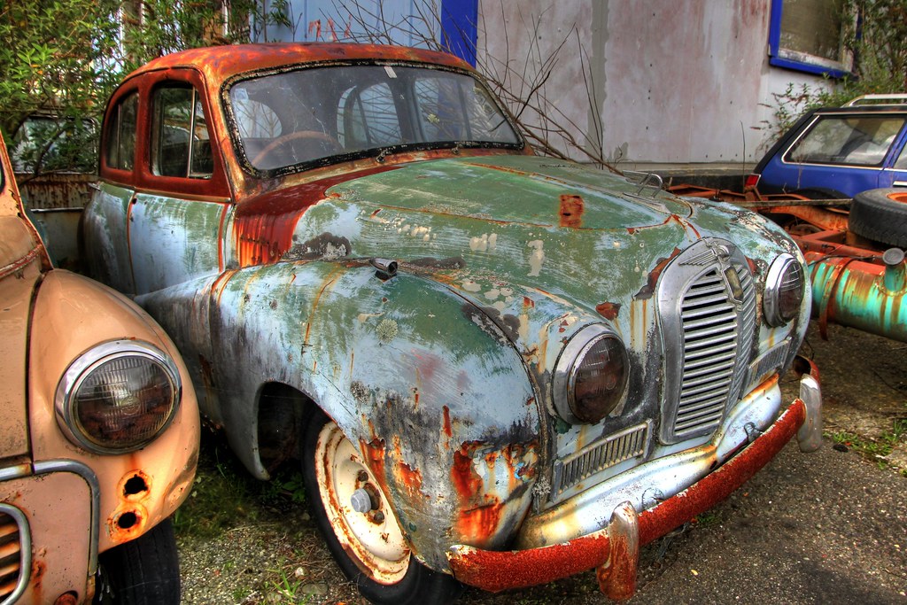 Old car, Austin A40 Somerset, Dobson, West Coast, New Zeal… Flickr