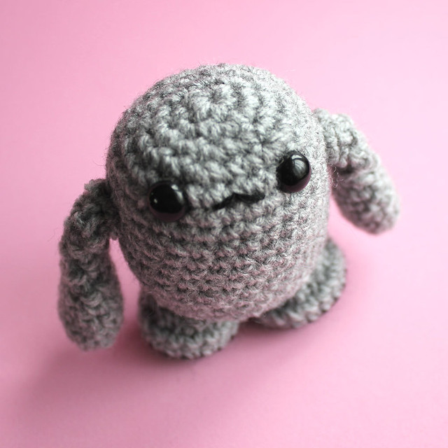 Amigurumi Grey Mini Monster Cuthbert a photo on Flickriver