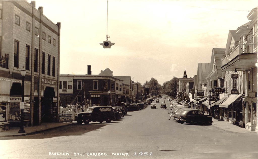 Caribou Maine, Sweden St. 1951_2 C&R Grant Photography Flickr