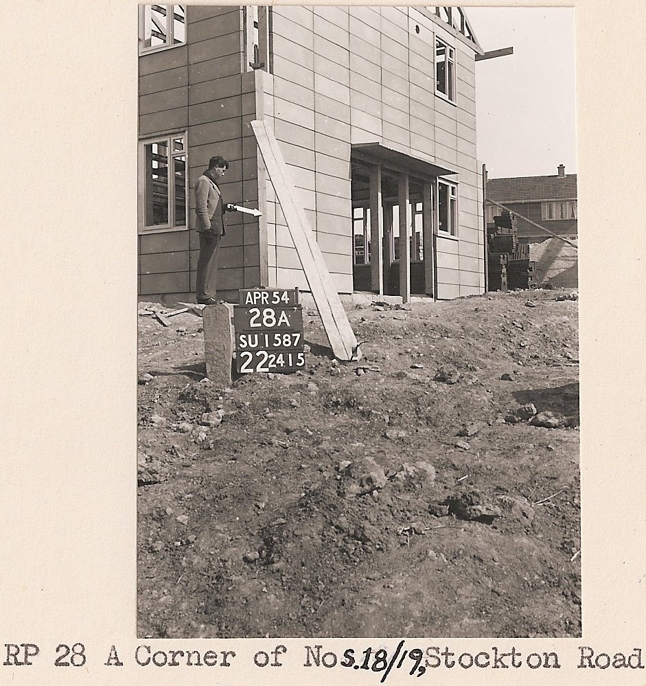 1954 Nos.18 & 19 Stockton Road, Penhill, Swindon (OS "A M… Flickr