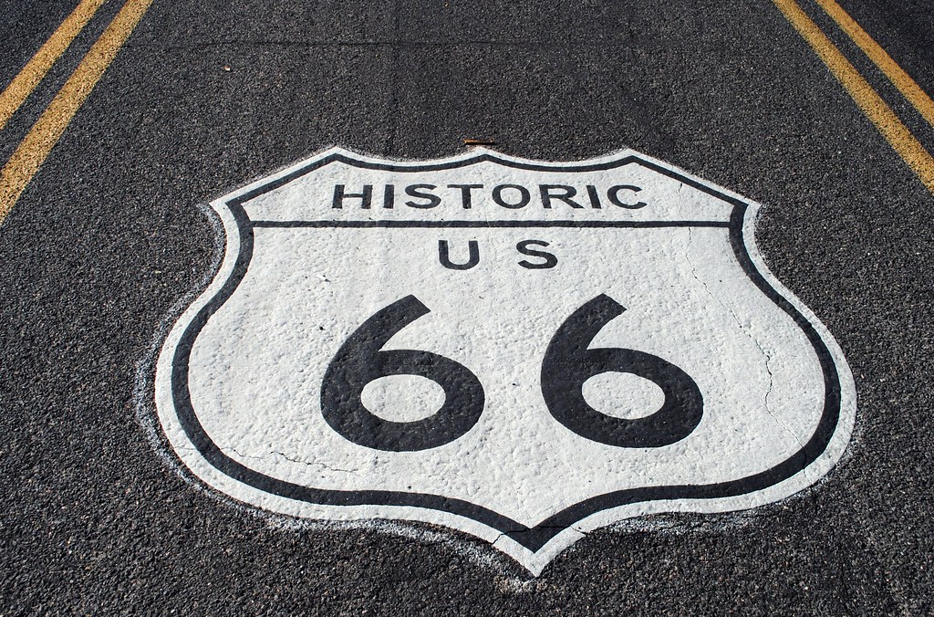 Rt. 66 U.S. Route 66 or the Mother Road or The most