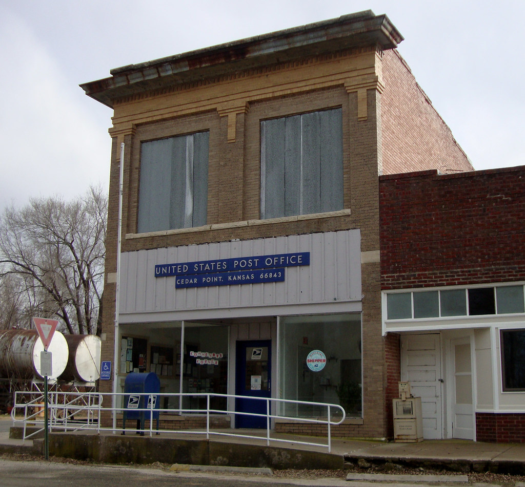 Post Office 66843 (Cedar Point, Kansas) Cedar Point is loc… Flickr