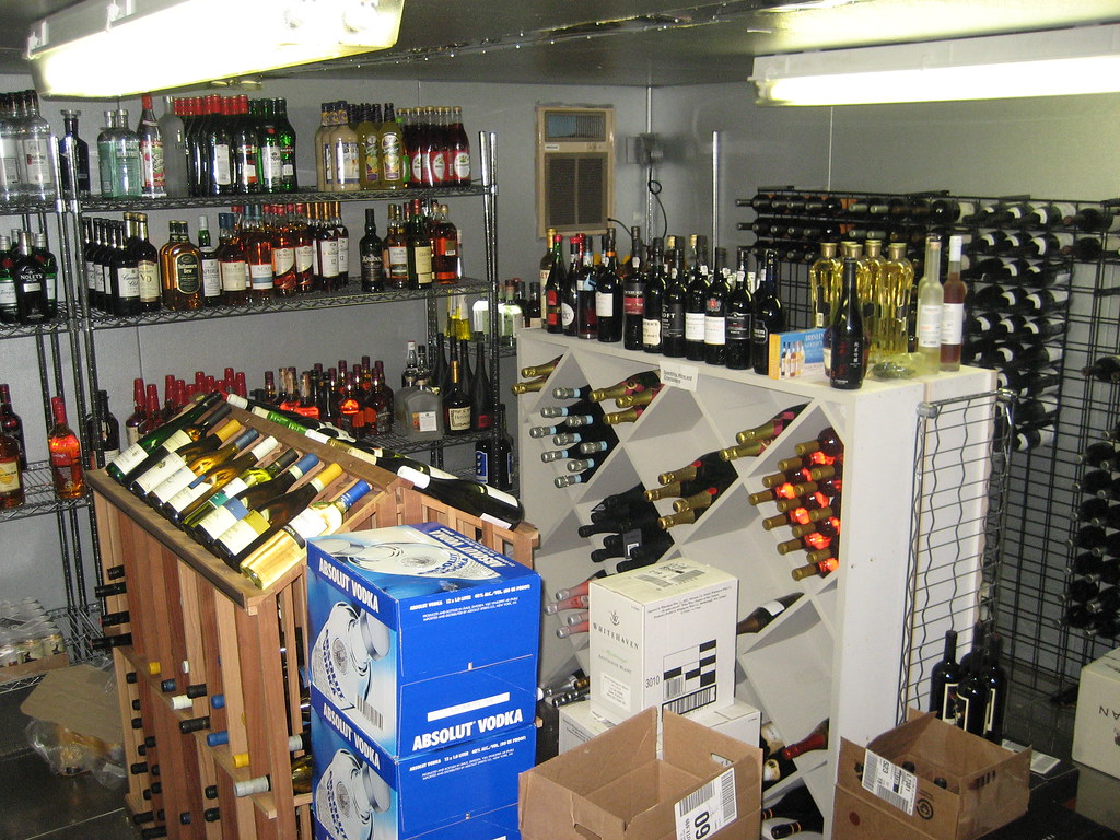 Liquor storage It's the club's tiny liquor locker, but eve… Flickr
