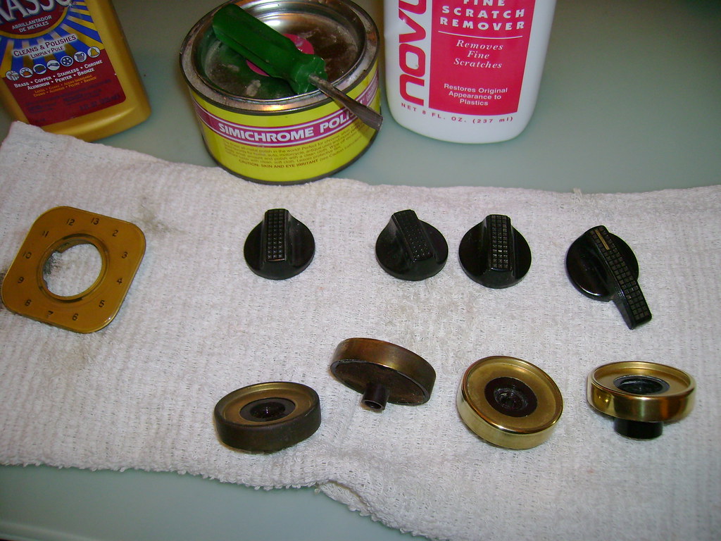 Admiral 20X11 Cleaning knobs The brass plated outer knobs… Flickr