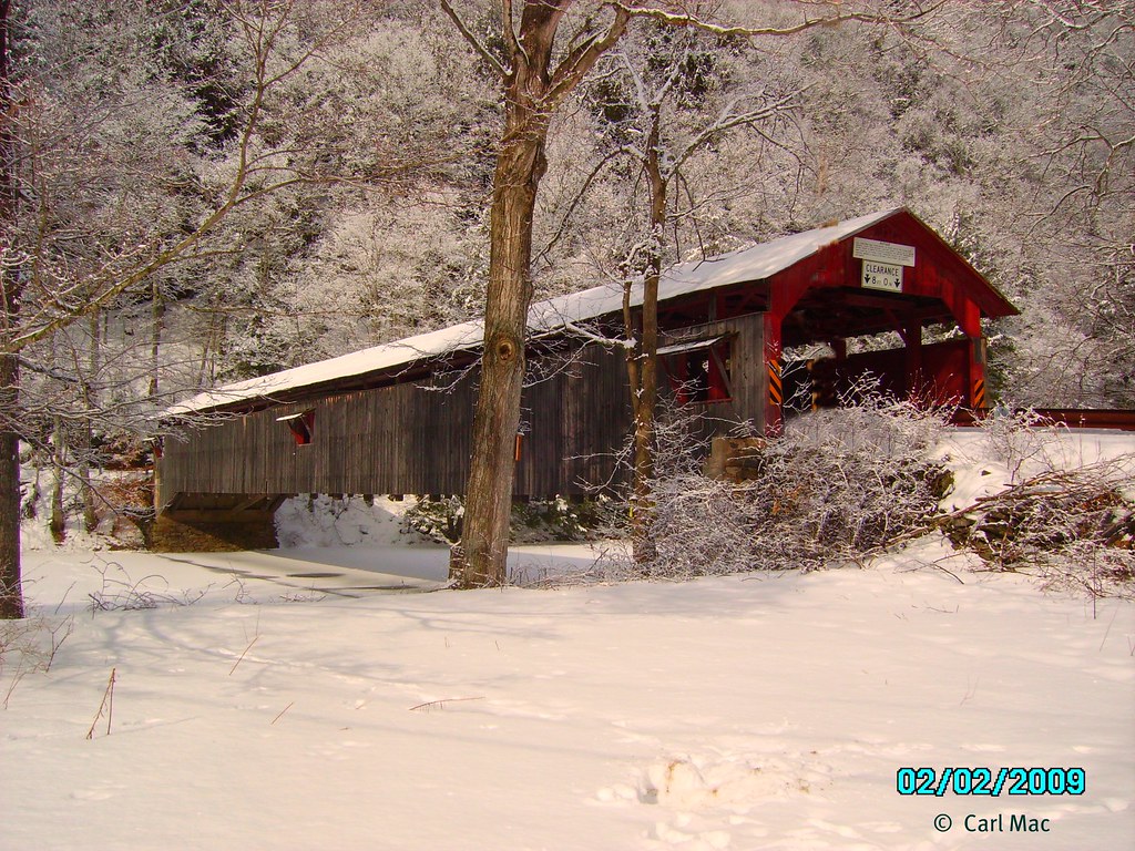 HILLSGROVE BRIDGE FEB. 09' Sullivan County Pa.....Built in… Flickr