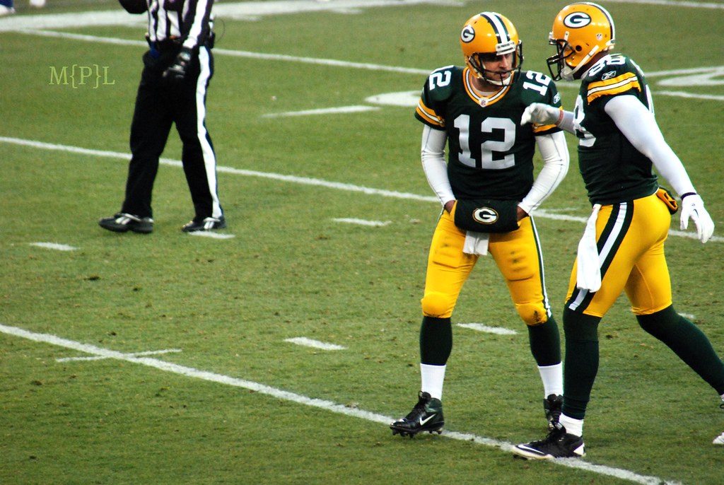 Aaron Rodgers Went to see the Packer game on sunday