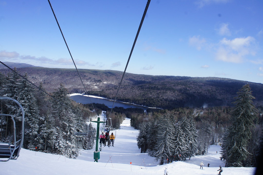 Snowshoe The view from the ski lift at Snowshoe Ski Resort… Clifton