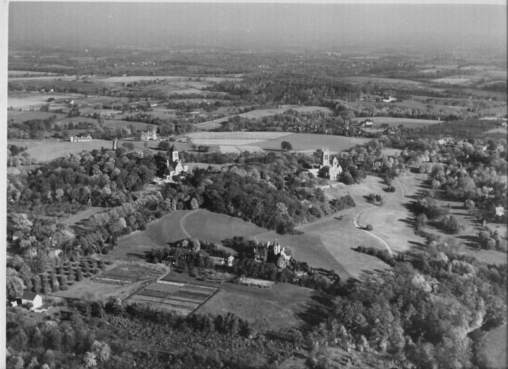 Bryn Athyn, PA aerial photo An overhead view of Bryn Athyn… Flickr