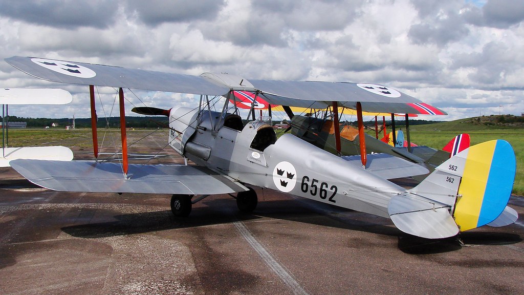 de Havilland Morris DH 82A Tiger Moth II SEAMG at Gothenb… Flickr