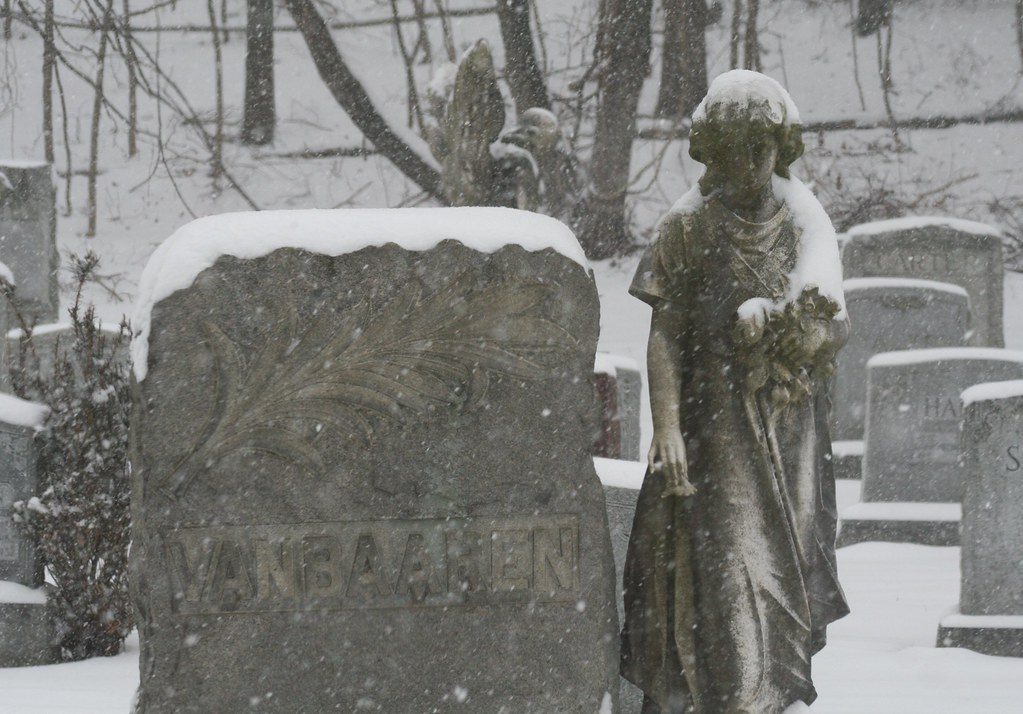 Winter Scene Kensico Cemetery and Sharon Gardens, Valhalla… Flickr