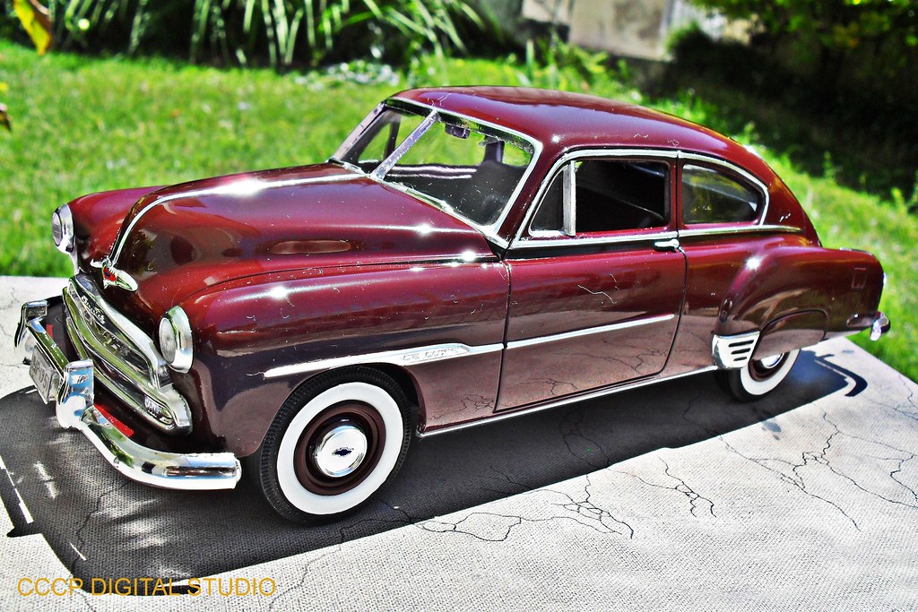 1951 Chevrolet Fleetline AMT model kit, 1/25 scale. Extra … Flickr