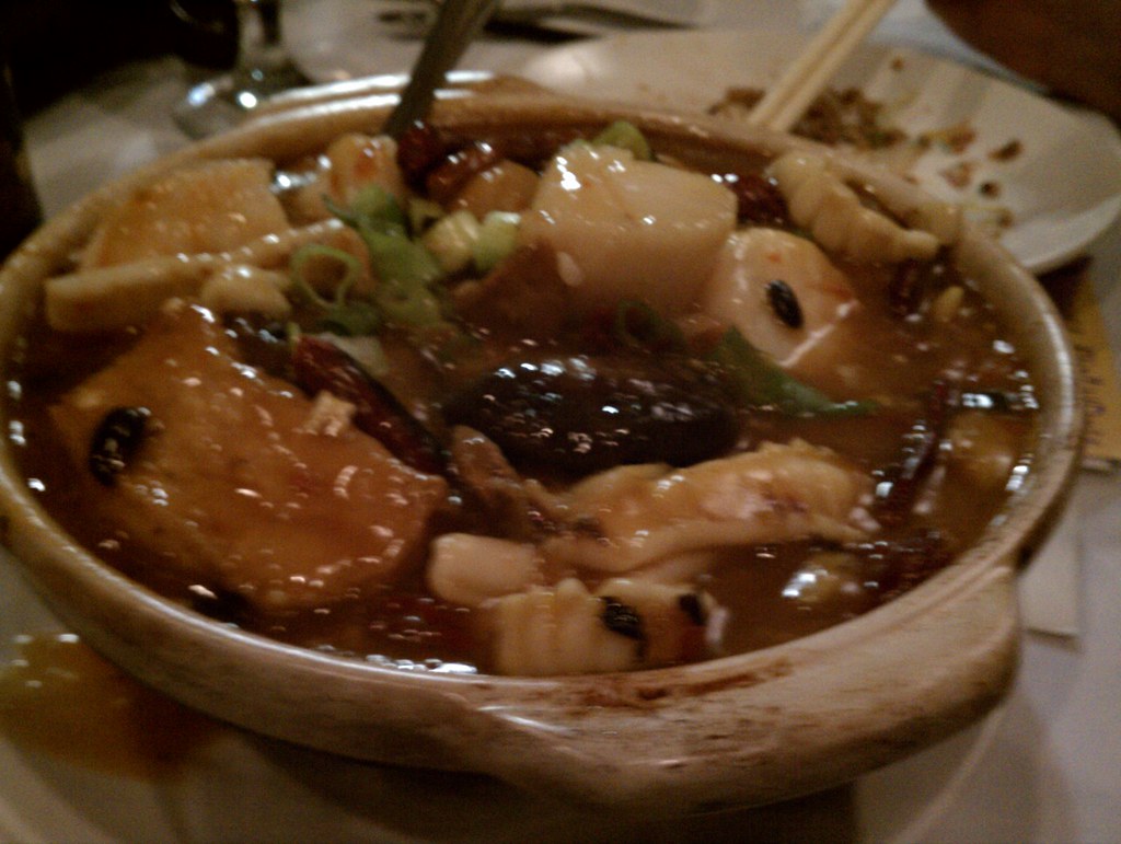 Spicy Seafood Tofu Hot Pot Spicy Seafood Tofu Hot Pot, Yum… Flickr