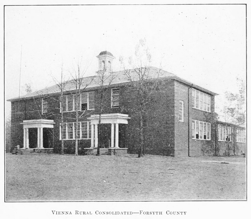 Vienna Rural Consolidated School, Forsyth County From the … Flickr