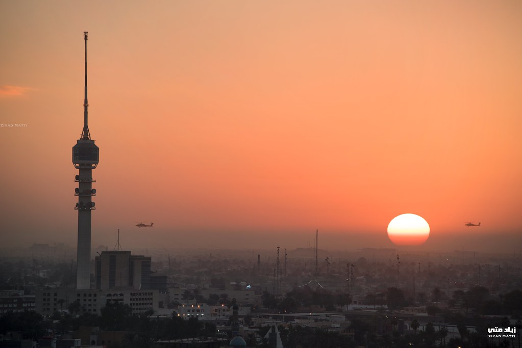 Sunset, Baghdad Ziyad Matti Flickr