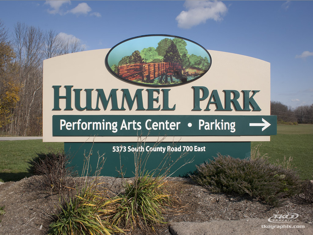 Hummel Park Signage by TKO Graphix, Plainfield, Indiana Flickr