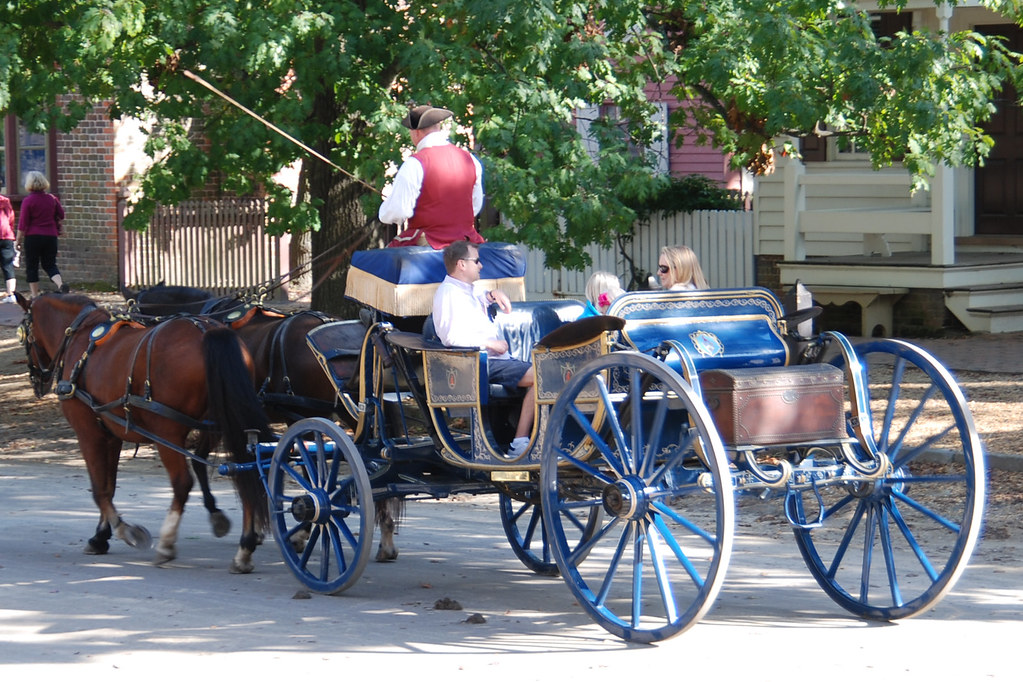 Horse drawn carriage Colonial Williamsburg Colonial Wil… Flickr