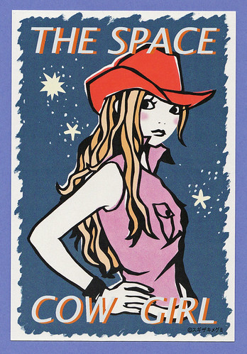 Space Cowgirl | Fun postcard from Japan. From the awesome Mi… | Flickr