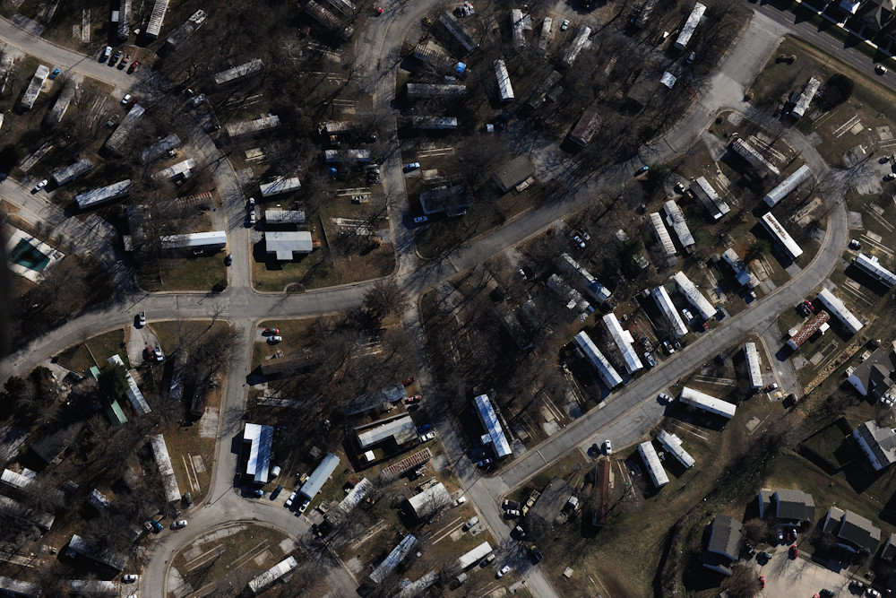 An aerial view of Regency Trailer Park in Columbia, Missou… Flickr