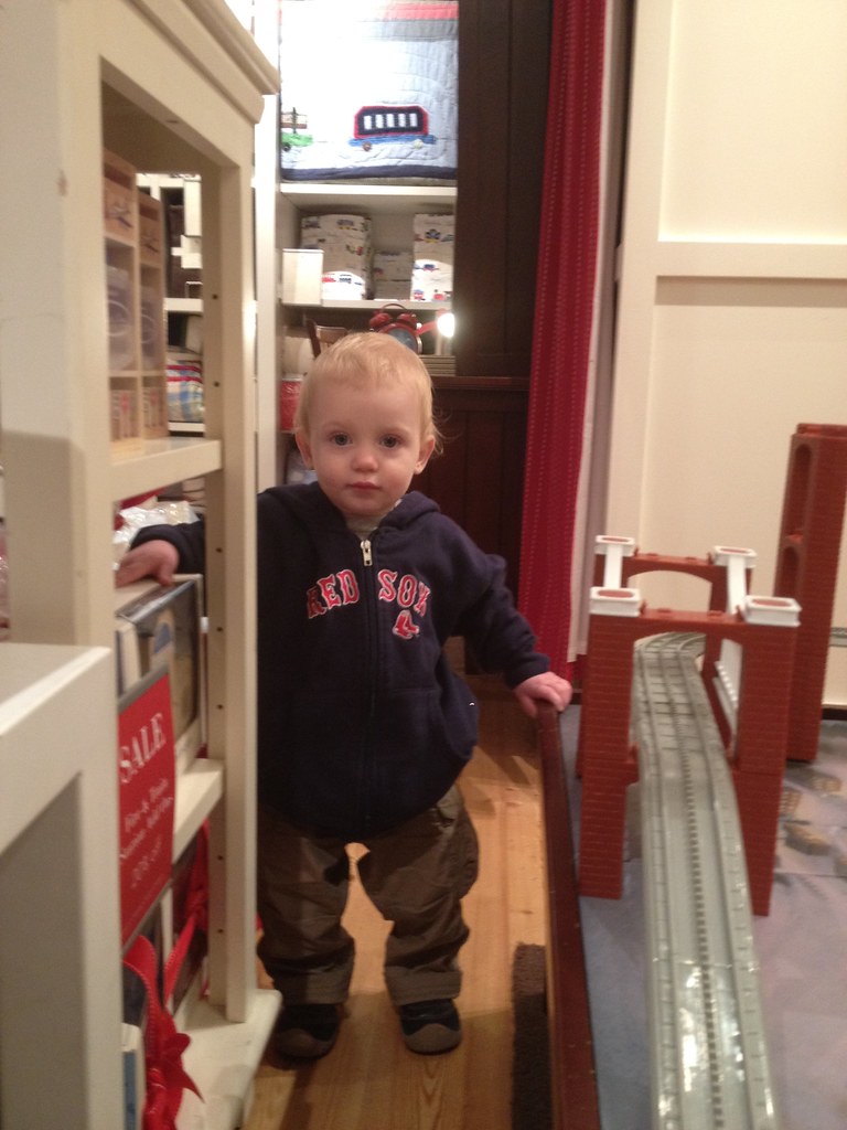 At Pottery Barn Kids in UTC in La Jolla, CA Nolan testing … Flickr