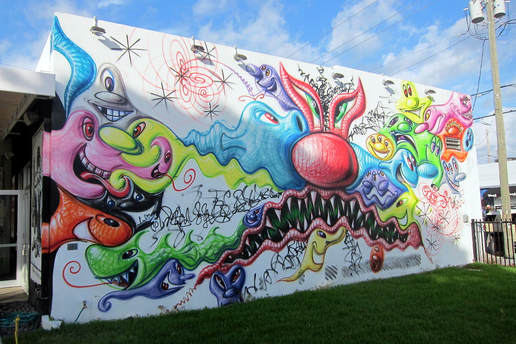 Miami Wynwood Wynwood Walls Kenny Scharf This mural w… Flickr