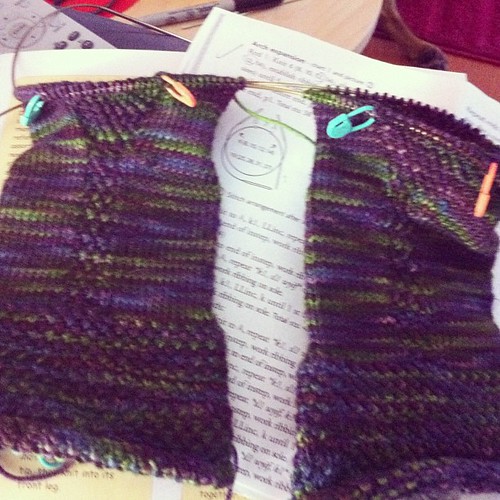 Love public holiday knitting. Cat Bordhi pattern. 2 socks … Flickr