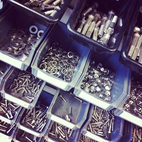 In the nut and bolt store. Guess what they sell? Adam Bronkhorst Flickr