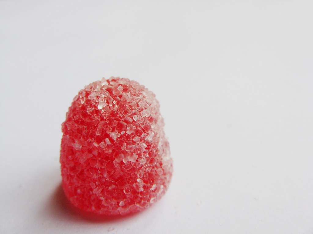 Red gumdrop Ari Quinn Flickr