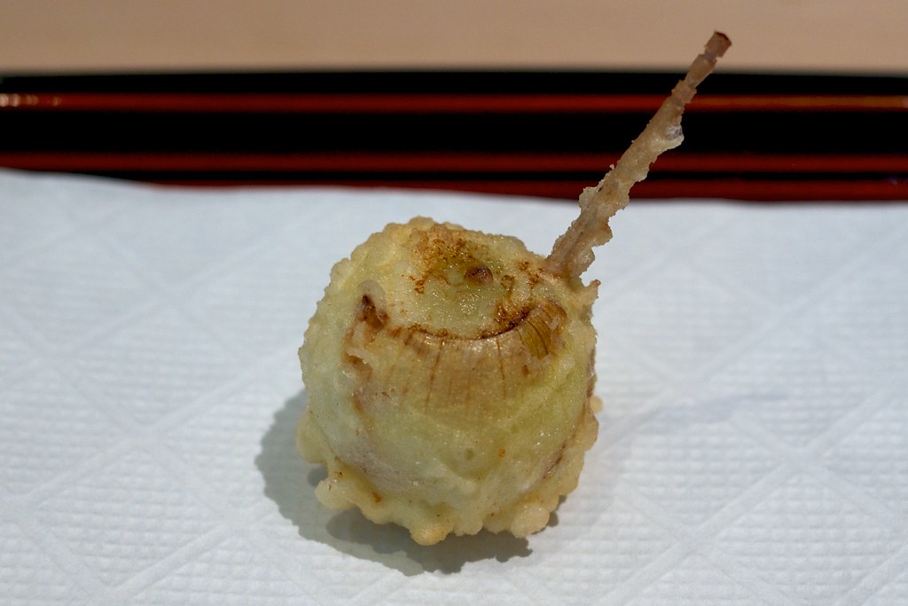 Onion Tempura, Kondo, Ginza, Tokyo Jun Seita Flickr