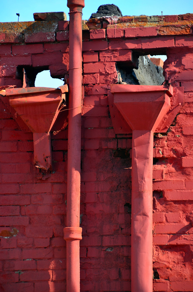 Aubrey TX Drains Back of building from late 1890s. William King