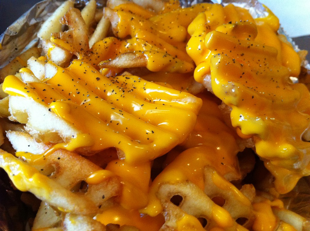Waffle Cheese Fries at Crif Dogs Eric Flickr