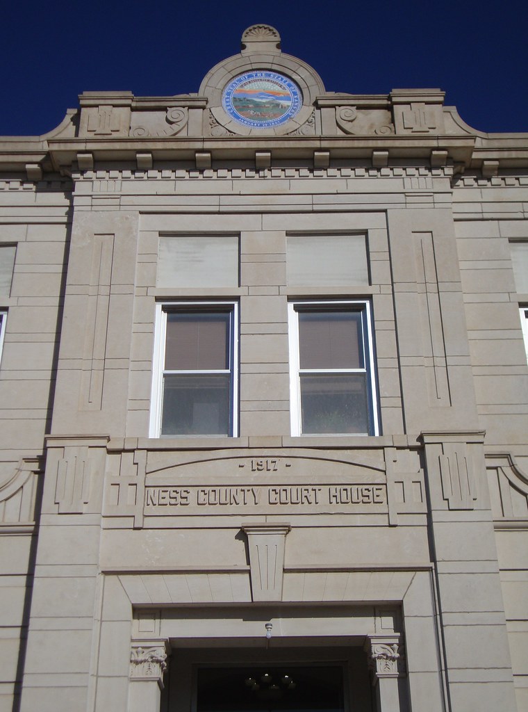 Ness County Courthouse Detail (Ness City, Kansas) Although… Flickr