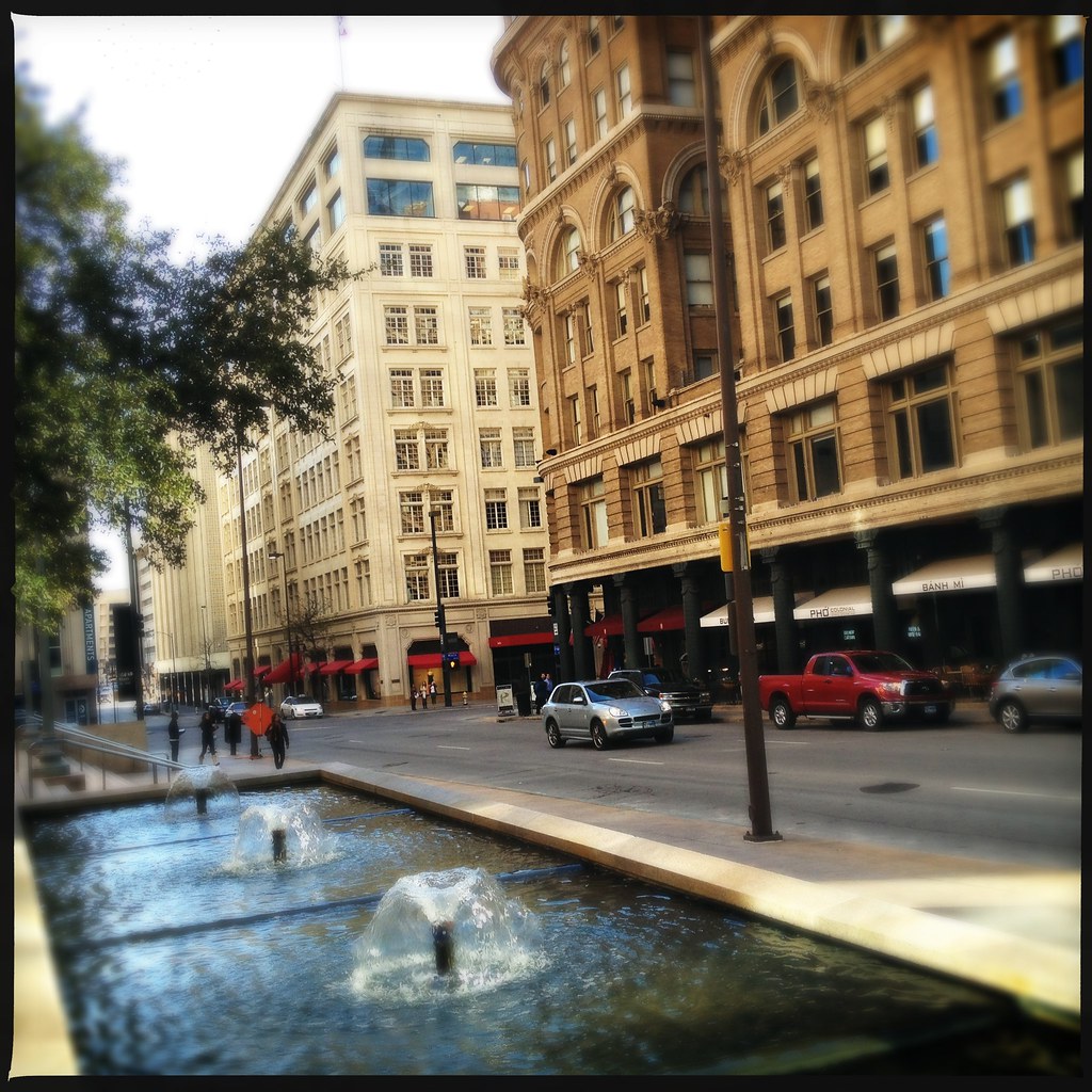 Downtown Dallas Texas Fountain Neiman Marcus Department St… Flickr