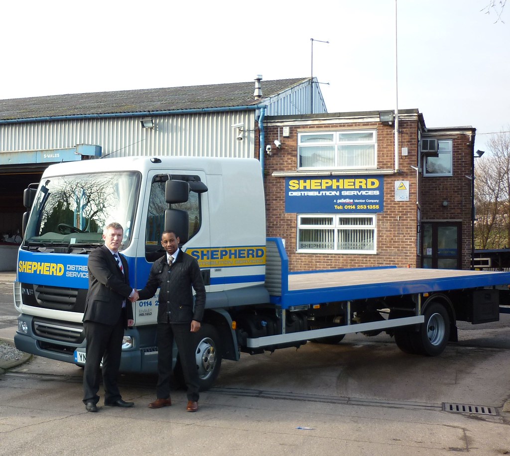 February 2012 Shepherds take delivery of new DAF LF45 Flickr