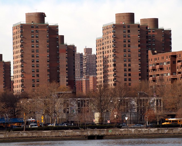 Franklin Plaza Apartments Buildings, East Harlem, New York City a