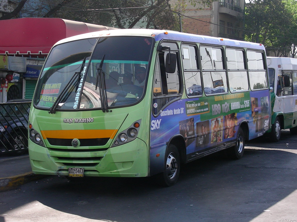Mexico City Bus There are thousands of these green and whi… Flickr